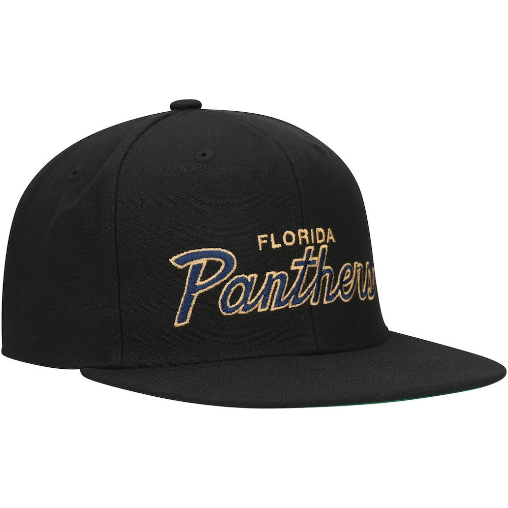 Florida Panthers Mitchell & Ness Core Team Script 2.0 Snapback Hat - Black - NHL 201212988