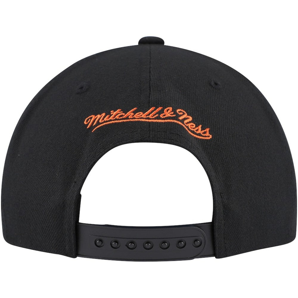 Edmonton Oilers Mitchell & Ness Core Team Script 2.0 Snapback Hat - Black - NHL 201212989