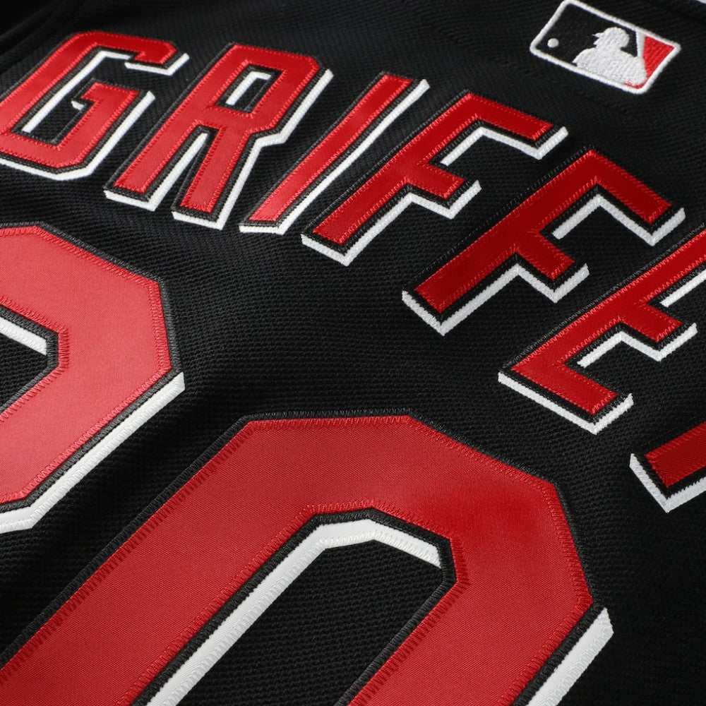Ken Griffey Jr. Cincinnati Reds Mitchell & Ness Cooperstown Collection Authentic Mesh Batting Practice Jersey - Black - Mitchell & Ness Online