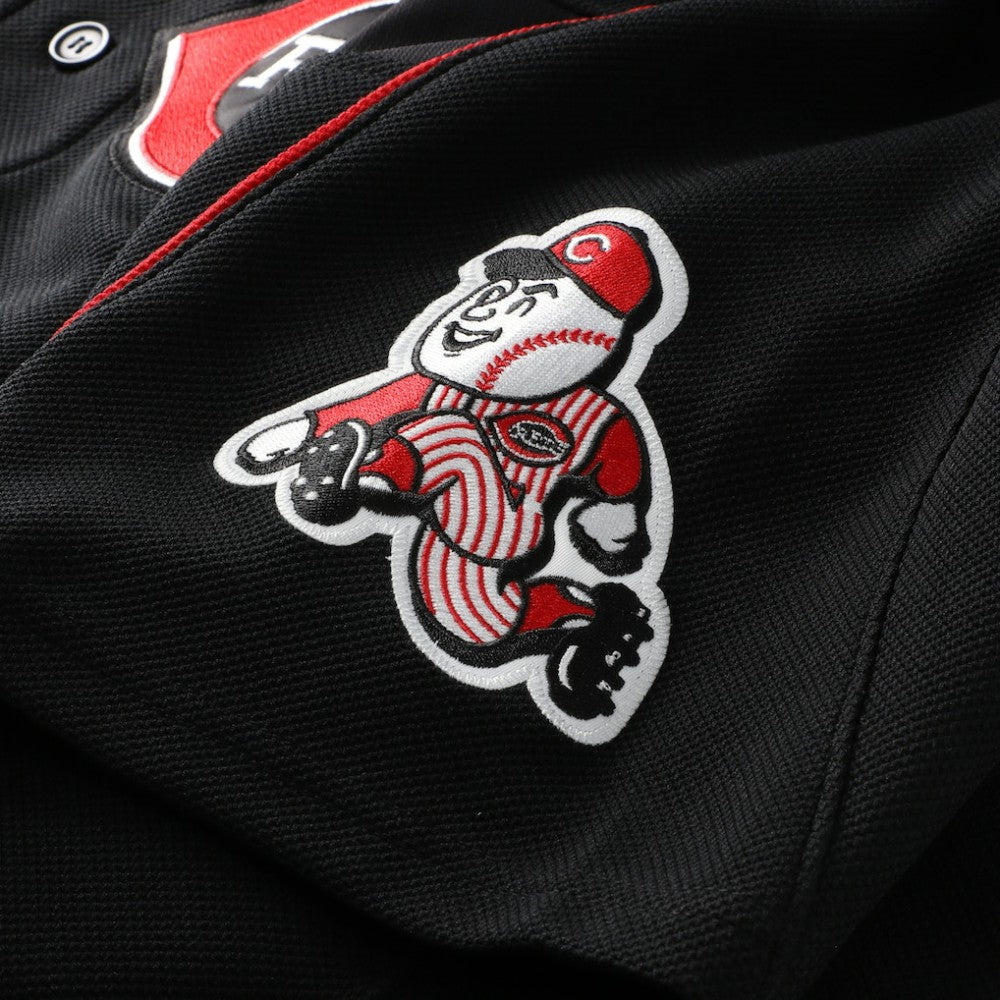 Ken Griffey Jr. Cincinnati Reds Mitchell & Ness Cooperstown Collection Authentic Mesh Batting Practice Jersey - Black - Mitchell & Ness Online