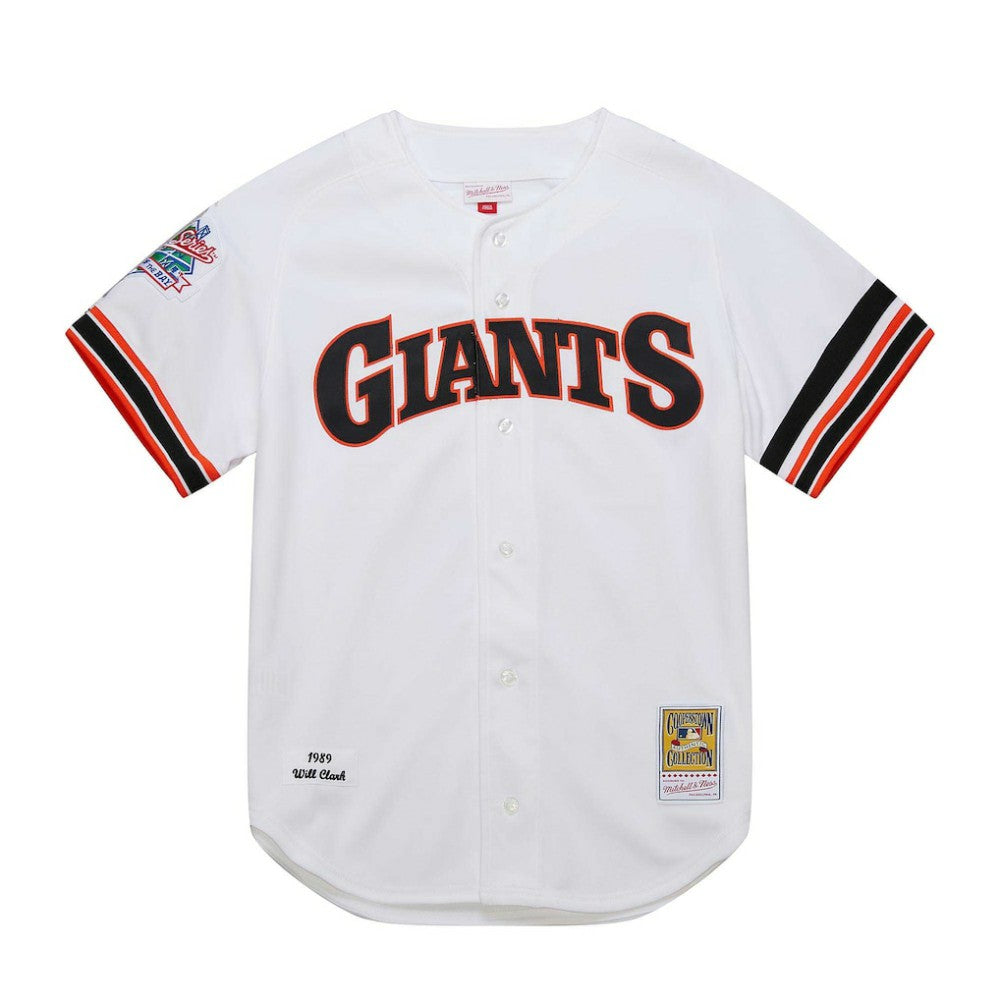 Will Clark San Francisco Giants Mitchell & Ness Cooperstown Collection 1989 Authentic Jersey - White - Mitchell & Ness Lifestyle