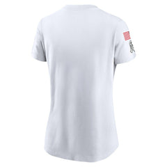 Nike Las Vegas Raiders Women's 2024 Salute To Service Legend Performance T-Shirt White