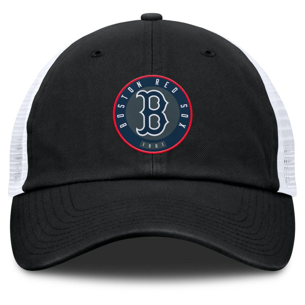 Boston Red Sox Fanatics Averies Adjustable Hat - Black/White - Fanatics Online