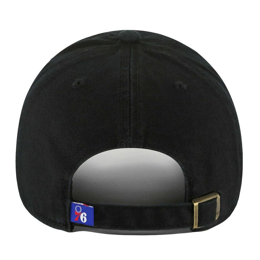 Philadelphia 76ers '47 Core Logo Clean Up Adjustable Hat Black | 47 brand Near Me