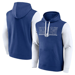 Tampa Bay Lightning Logo Athletic Deliver Fleece Pullover Hoodie - Blue - NHL 201230186