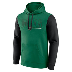 Dallas Stars Logo Athletic Deliver Fleece Pullover Hoodie - Kelly Green - NHL 201230190