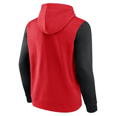 Chicago Blackhawks Logo Athletic Deliver Fleece Pullover Hoodie - Red - NHL 201230194