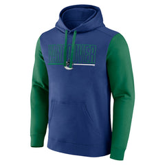 Vancouver Canucks Logo Athletic Deliver Fleece Pullover Hoodie - Blue - NHL 201230197