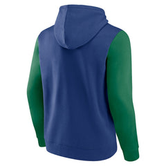 Vancouver Canucks Logo Athletic Deliver Fleece Pullover Hoodie - Blue - NHL 201230197