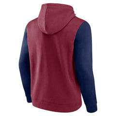 Colorado Avalanche Logo Athletic Deliver Fleece Pullover Hoodie - Burgundy - NHL 201230198