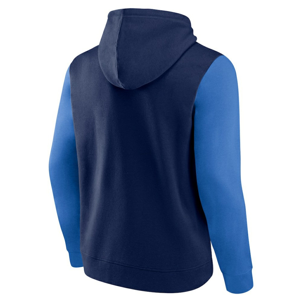 Winnipeg Jets Logo Athletic Deliver Fleece Pullover Hoodie - Navy - NHL 201230203