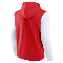 Detroit Red Wings Logo Athletic Deliver Fleece Pullover Hoodie - Red - NHL 201230210