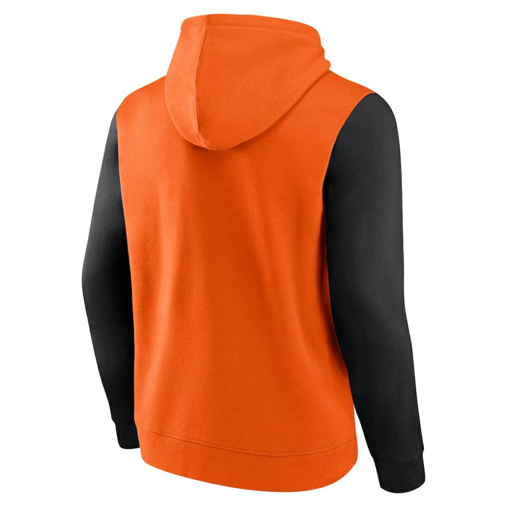 Philadelphia Flyers Logo Athletic Deliver Fleece Pullover Hoodie - Orange - NHL 201230214
