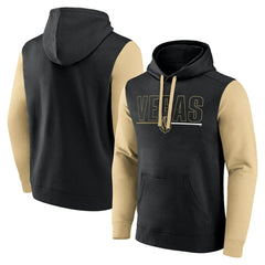 Vegas Golden Knights Logo Athletic Deliver Fleece Pullover Hoodie - Black - NHL 201230215
