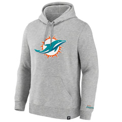 Fanatics Miami Dolphins Legacy Fleece Pullover Hoodie Heather Gray