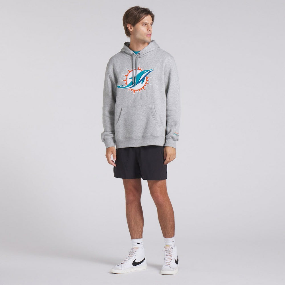 Fanatics Miami Dolphins Legacy Fleece Pullover Hoodie Heather Gray