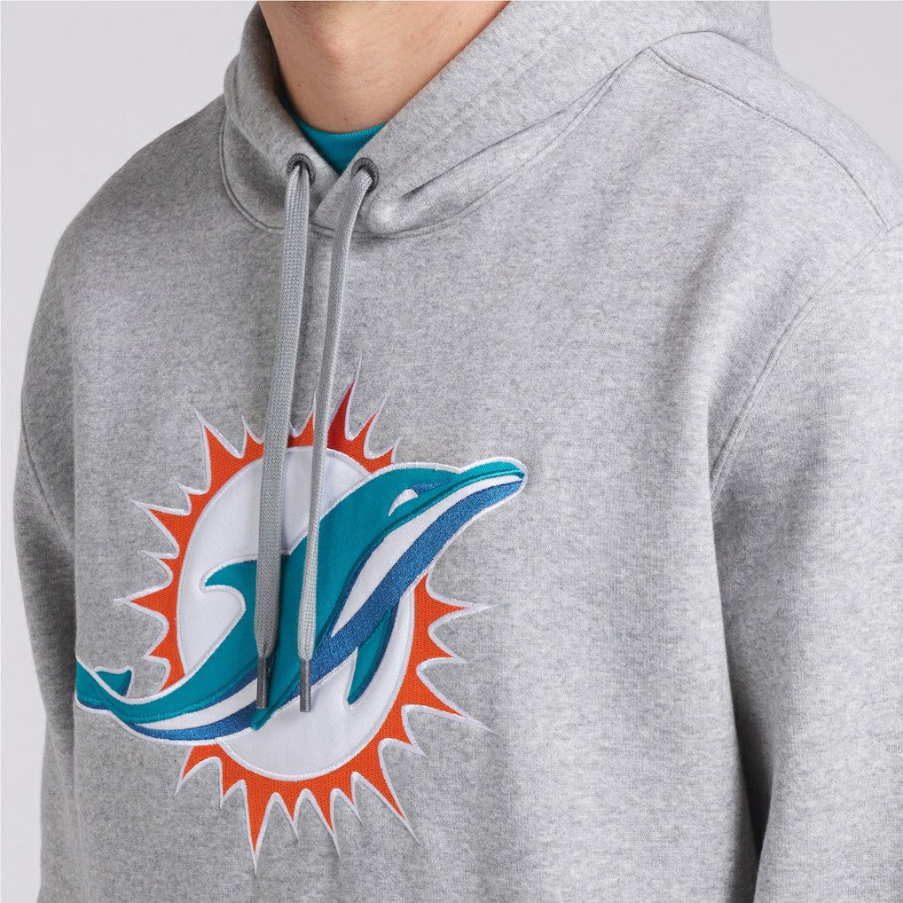 Fanatics Miami Dolphins Legacy Fleece Pullover Hoodie Heather Gray