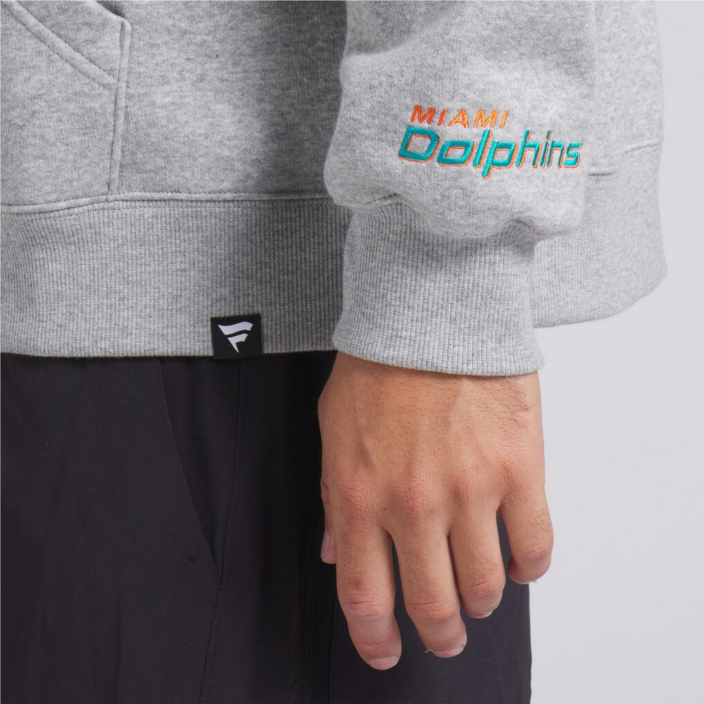 Fanatics Miami Dolphins Legacy Fleece Pullover Hoodie Heather Gray