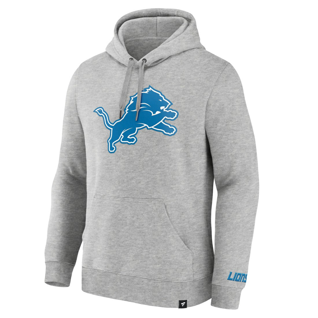 Fanatics Detroit Lions Legacy Fleece Pullover Hoodie Heather Gray