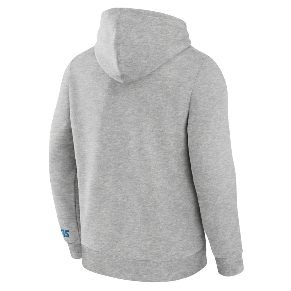 Fanatics Detroit Lions Legacy Fleece Pullover Hoodie Heather Gray