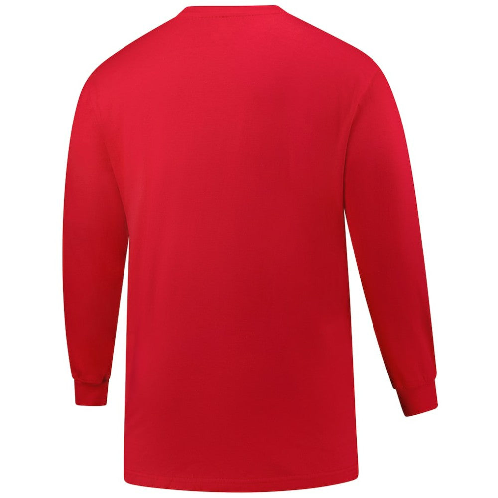 Texas Rangers Profile Big & Tall Two-Hit Long Sleeve T-Shirt - Red - MLB Discount
