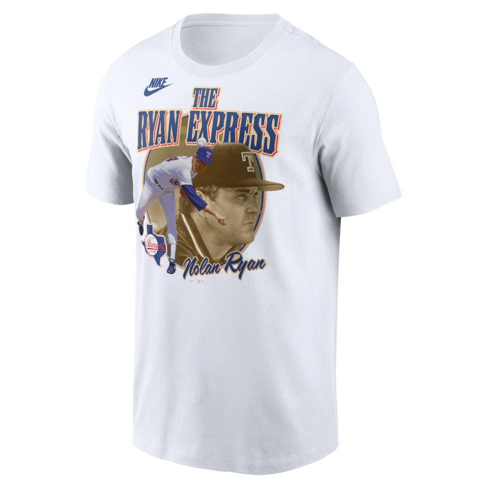 Nolan Ryan Texas Rangers Nike Cooperstown Legends Graphic T-Shirt - White - Nike Lifestyle