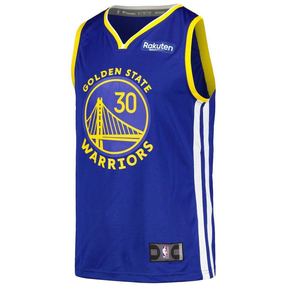 Stephen Curry Golden State Warriors Fast Break Player Badge Jersey for sale Royal | Fanatics online