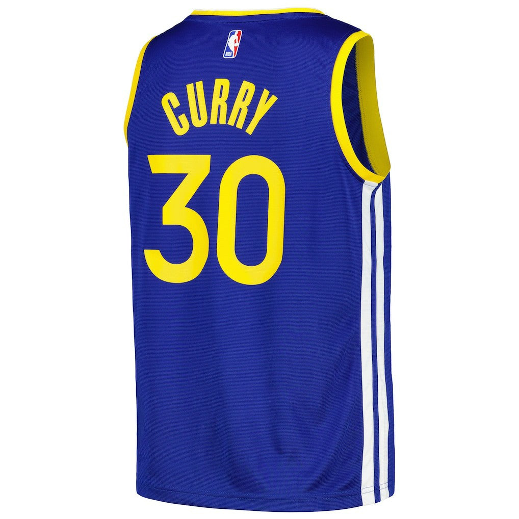 Stephen Curry Golden State Warriors Fast Break Player Badge Jersey for sale Royal | Fanatics online