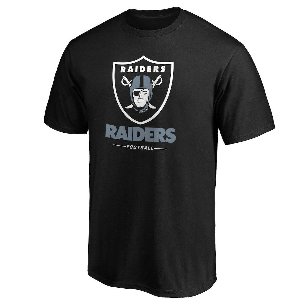 Las Vegas Raiders Team Lockup T-Shirt Black