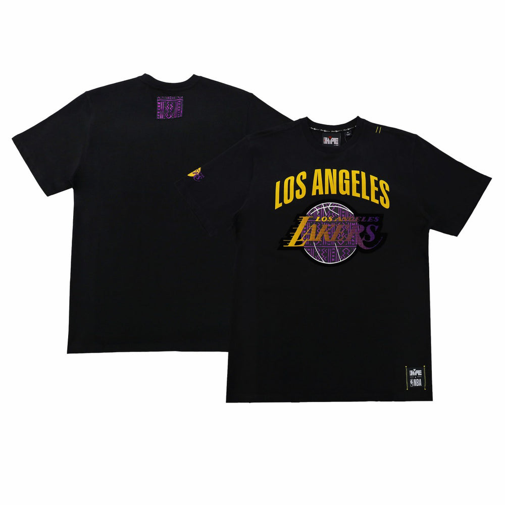 Los Angeles Lakers NBA x Two Hype Unisex Culture & Hoops T-Shirt - Black