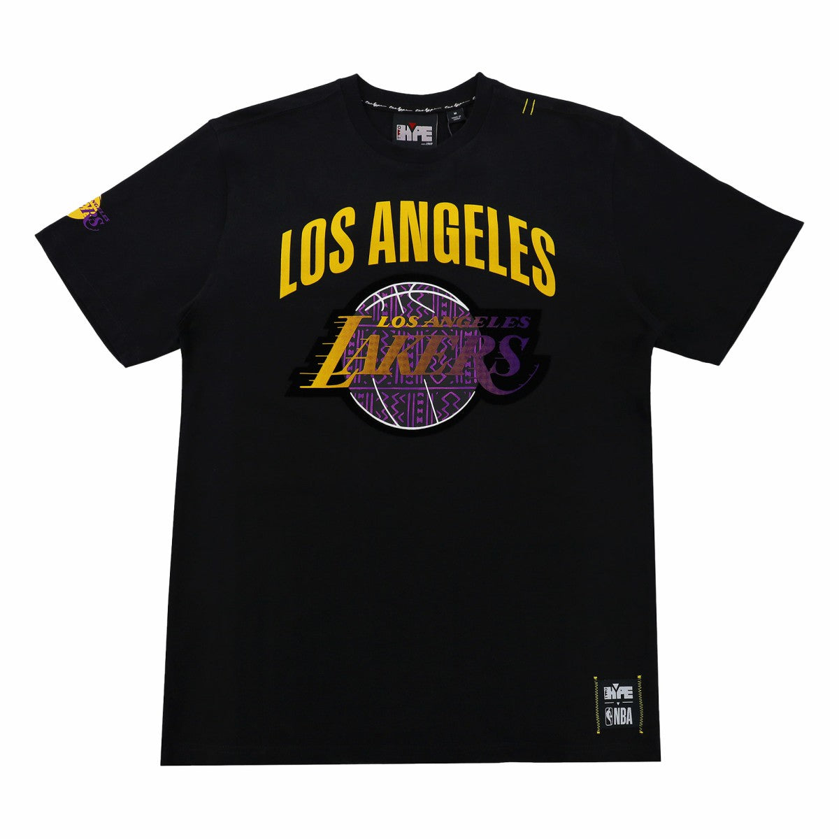 Los Angeles Lakers NBA x Two Hype Unisex Culture & Hoops T-Shirt - Black
