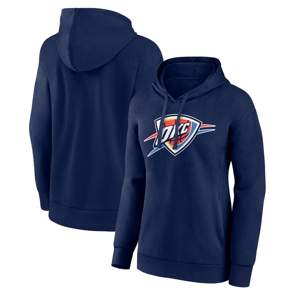 Oklahoma City Thunder Women's Primary Logo Pullover Hoodie Navy