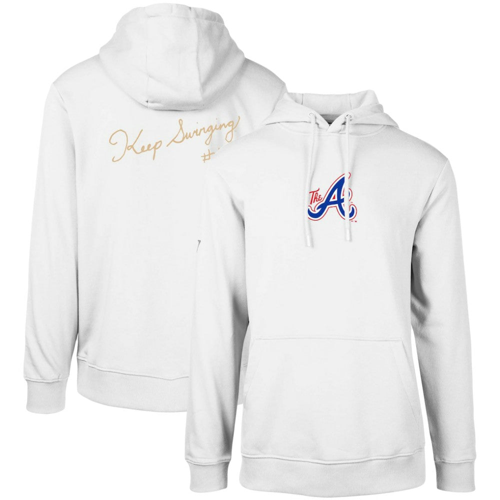 Atlanta Braves Levelwear City Connect Podium Core 2.0 Pullover Hoodie - White - MLB Online