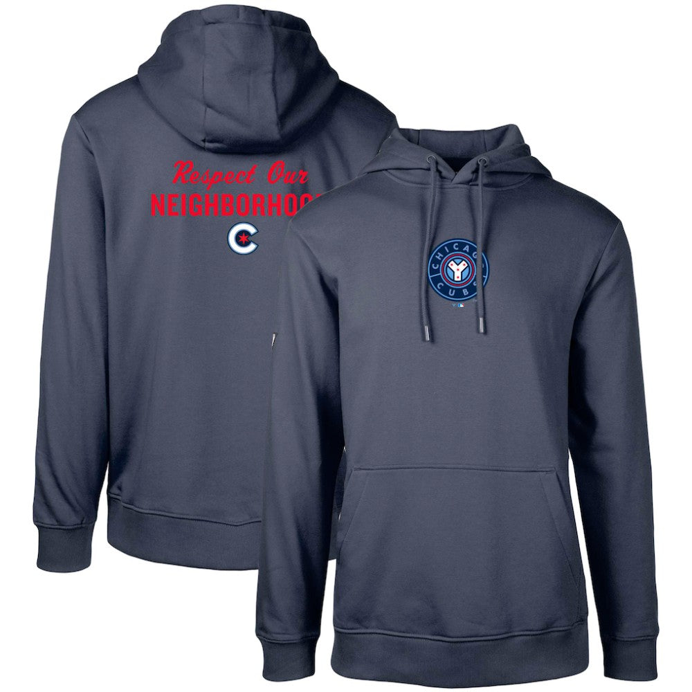 Chicago Cubs Levelwear City Connect Podium Core 2.0 Pullover Hoodie - Navy - MLB on Sale