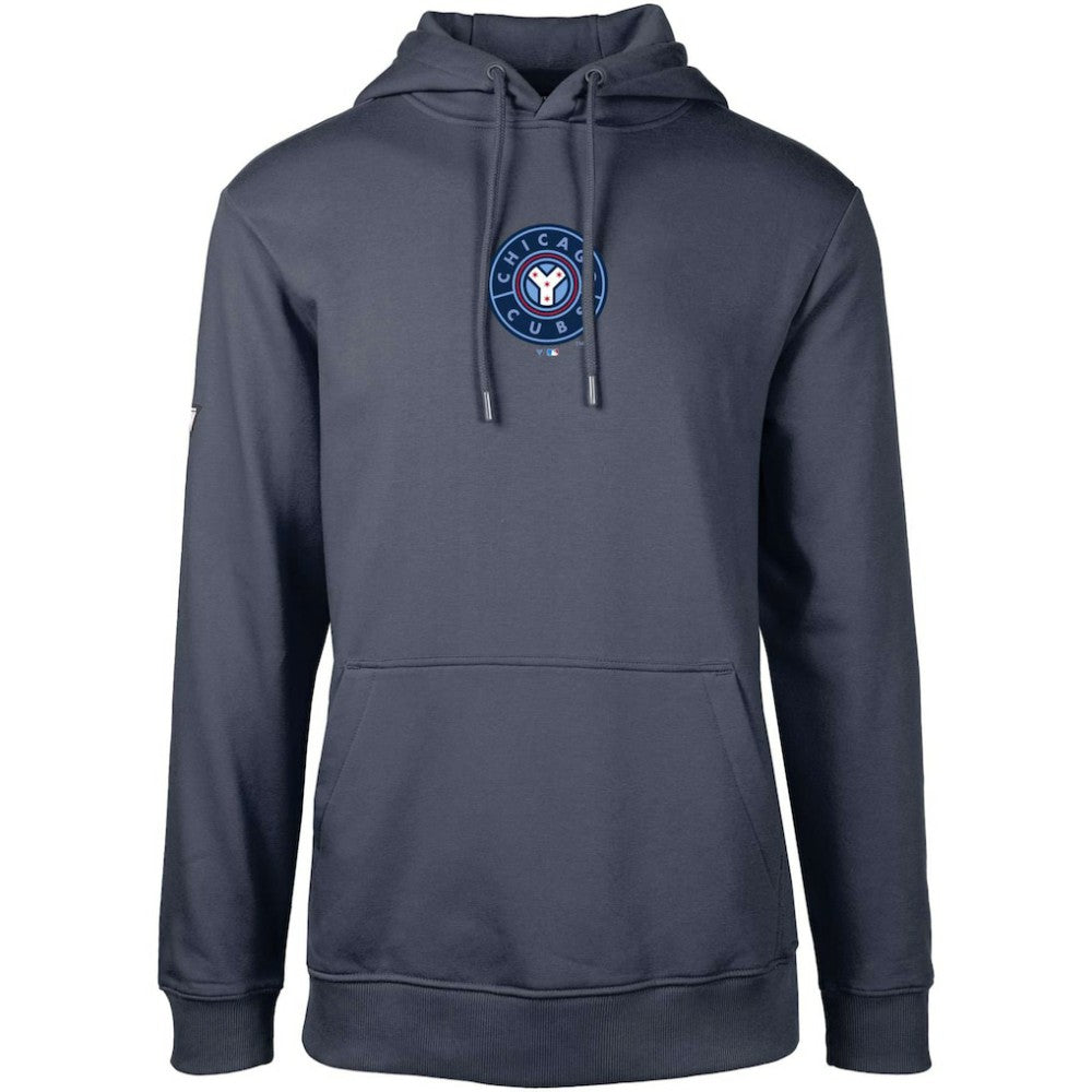 Chicago Cubs Levelwear City Connect Podium Core 2.0 Pullover Hoodie - Navy - MLB on Sale