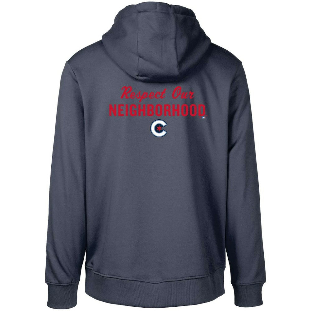 Chicago Cubs Levelwear City Connect Podium Core 2.0 Pullover Hoodie - Navy - MLB on Sale