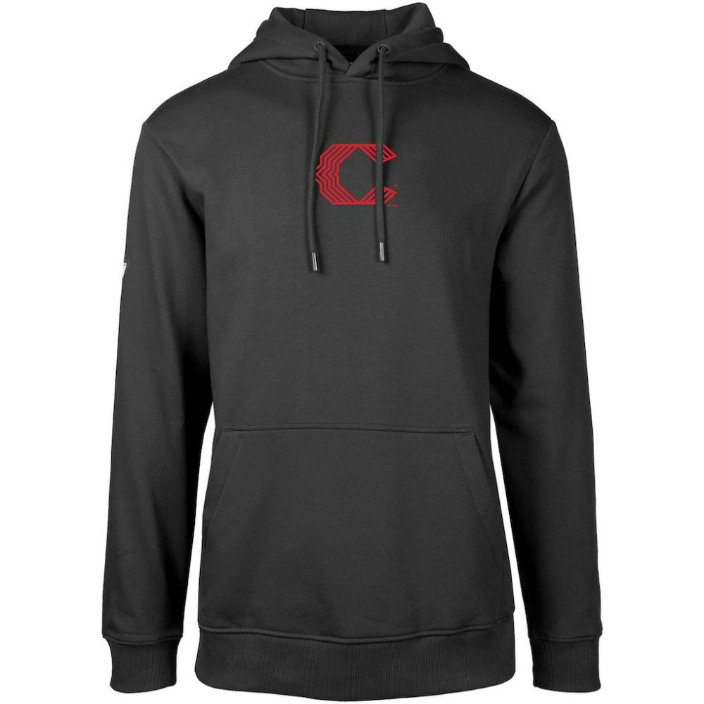 Cincinnati Reds Levelwear City Connect Podium Core 2.0 Pullover Hoodie - Black - MLB Sale