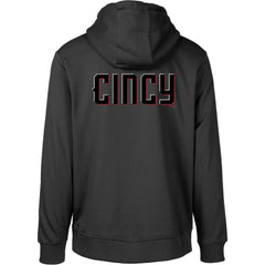 Cincinnati Reds Levelwear City Connect Podium Core 2.0 Pullover Hoodie - Black - MLB Sale