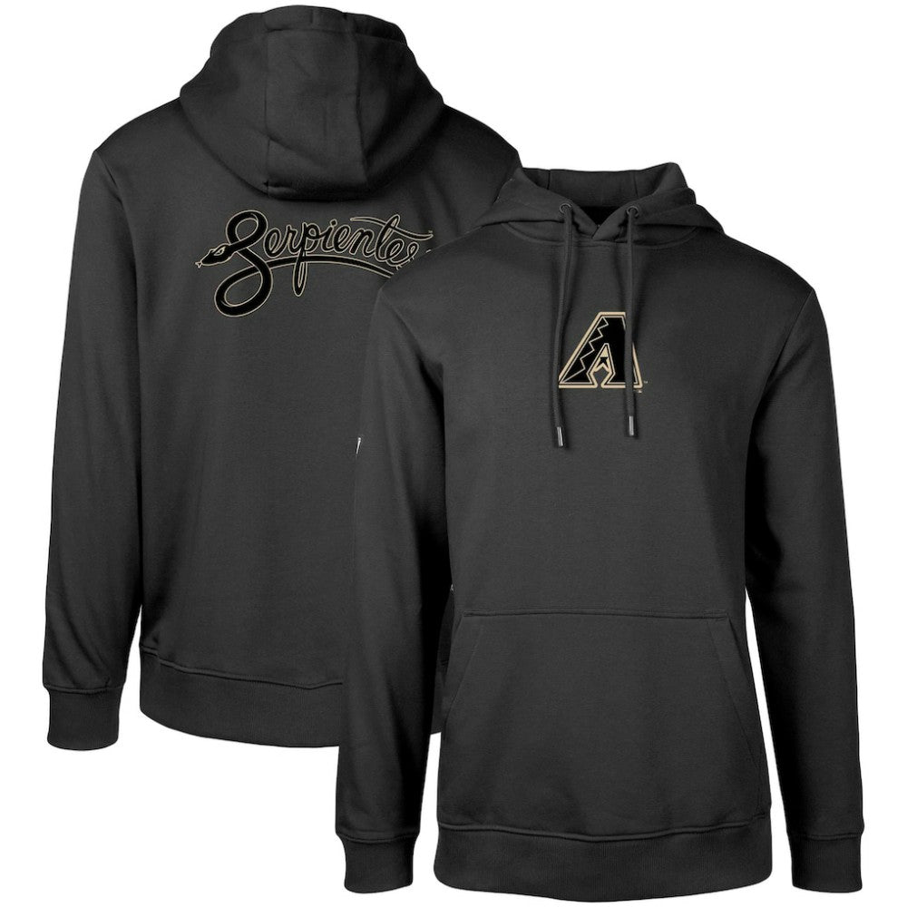 Arizona Diamondbacks Levelwear City Connect Podium Core 2.0 Pullover Hoodie - Black - MLB Discount