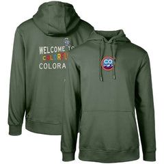 Colorado Rockies Levelwear City Connect Podium Core 2.0 Pullover Hoodie - Green - MLB Online