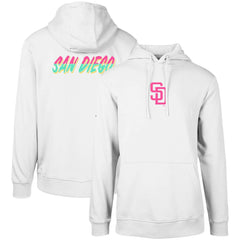 San Diego Padres Levelwear City Connect Podium Core 2.0 Pullover Hoodie - White - MLB Online