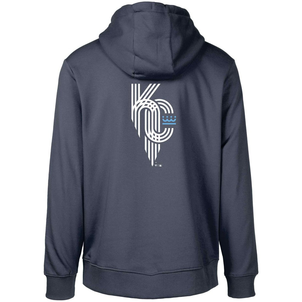 Kansas City Royals Levelwear City Connect Podium Core 2.0 Pullover Hoodie - Navy - MLB Online