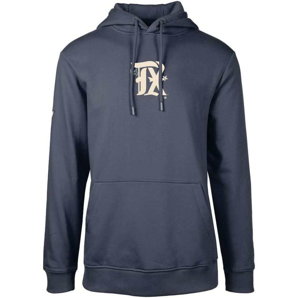 Texas Rangers Levelwear City Connect Podium Core Logo Pullover Hoodie - Navy - MLB on Sale
