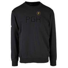 Pittsburgh Pirates Levelwear City Connect Zane Core Logo Pullover Sweatshirt - Black - MLB Lifestyle