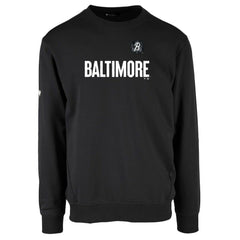 Baltimore Orioles Levelwear City Connect Zane Core Logo Pullover Sweatshirt - Black - MLB on Sale