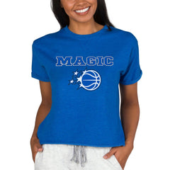 Orlando Magic Concepts Sport NBA Women's Concepts Mainstream Terry SS Top Royal