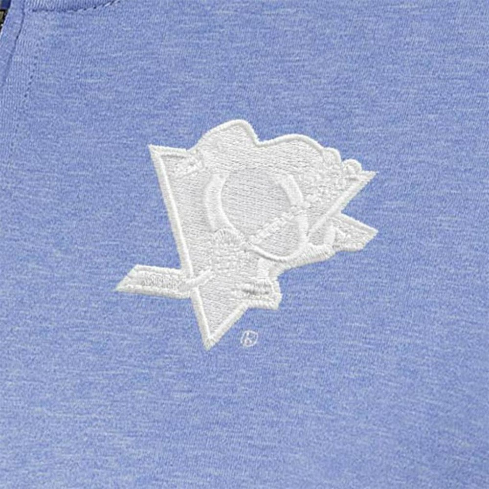 Pittsburgh Penguins Antigua Women's White Logo Mentor Quarter-Zip Jacket - Lavender - NHL 201249320