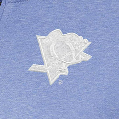 Pittsburgh Penguins Antigua Women's White Logo Mentor Quarter-Zip Jacket - Lavender - NHL 201249320