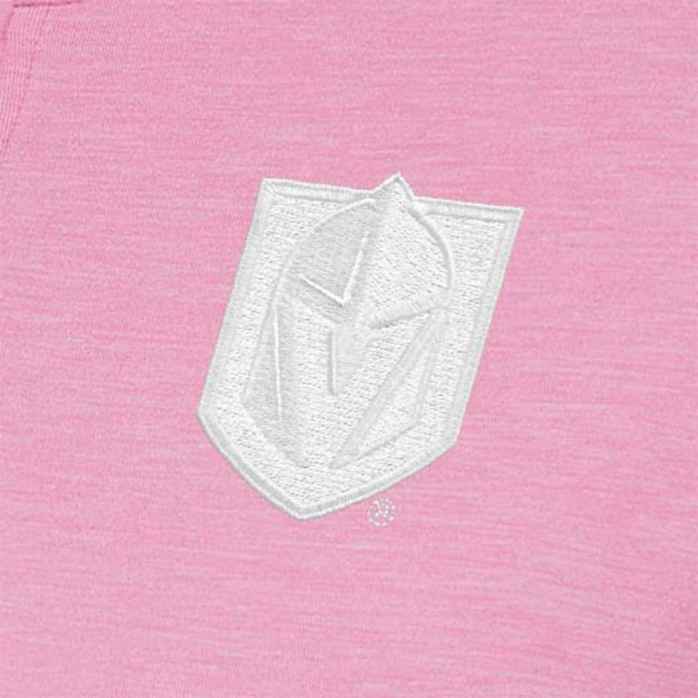 Vegas Golden Knights Antigua Women's White Logo Mentor Quarter-Zip Jacket - Pink - NHL 201249337
