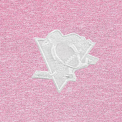 Pittsburgh Penguins Antigua White Logo Hunk Quarter-Zip Pullover - Pink - NHL 201249487
